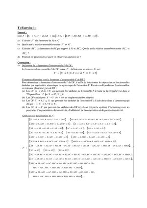 Les Bases de Données SQL Série d exercices N 3 Corrigé Les Bases de