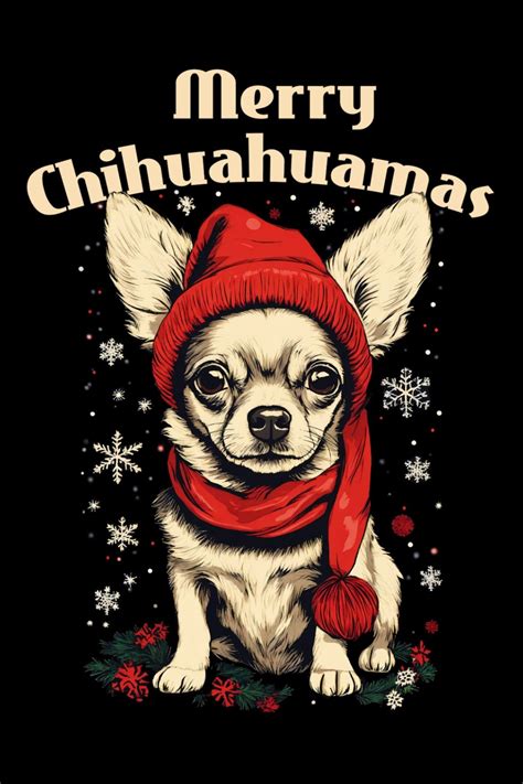 Merry Chihuahuamas By Pixelator74 In 2024 Merry Christmas Dog