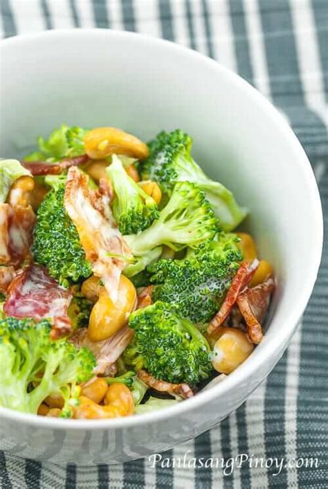 Broccoli Bacon Salad Recipe - Panlasang Pinoy