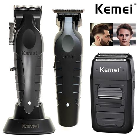 Kemei Professional Hair Clipper Set KM 2296 KM 2299 KM 2024