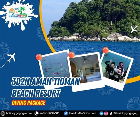 Promo D N Aman Tioman Resort Diving Package Holidaygogogo