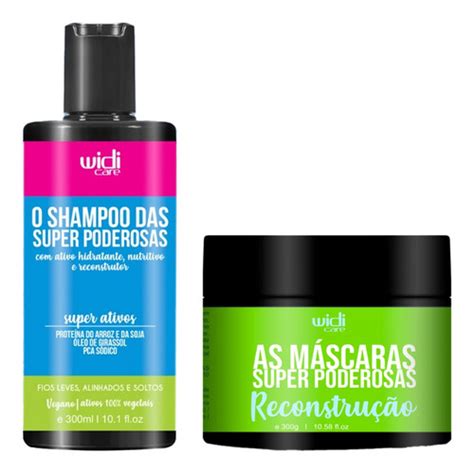 Kit Widi Care Super Poderosas Shampoo E Máscara Reconstrução