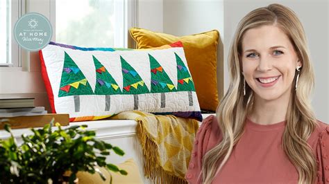 Make A Christmas Celebration Bench Pillow With Misty Doan On At Home