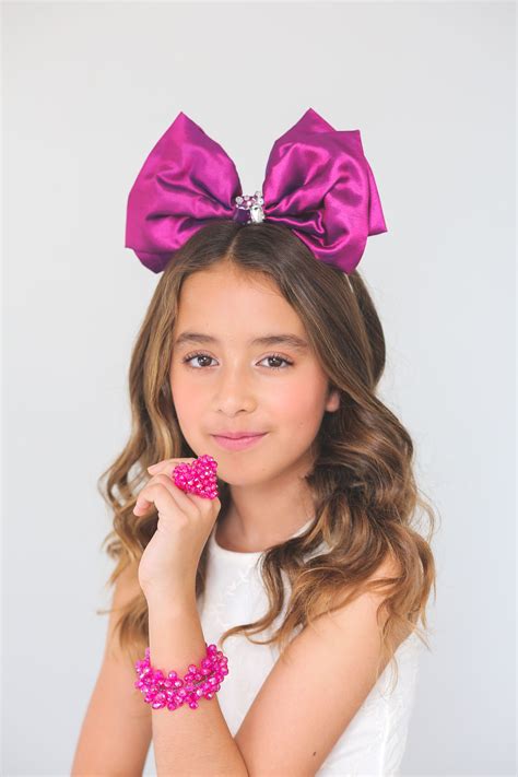 Pink Girls Hair Bow + Luxury Headbands + Luxury Hair Accessories Brands ...