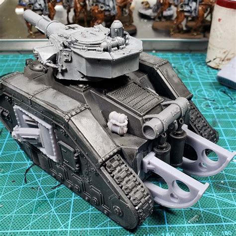 Free Stl File Leman Russ Alpha Trench Rail For Gw Version ⚔・model To