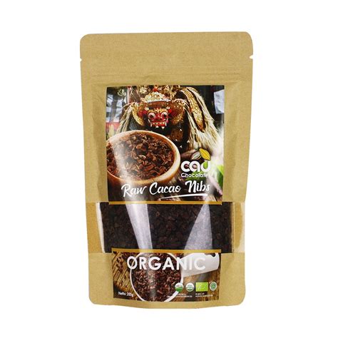 Jual CAU CHOCOLATES Organik Cacao Nibs 200 Gr Shopee Indonesia