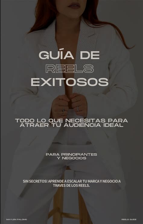 Guia De Reels Exitosos Mrr Erika Andrea Benitez Palau Hotmart