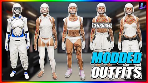 Gta 5 Online How To Get Multiple Female White Modded Outfits Gta 5 Clothing Glitches Youtube