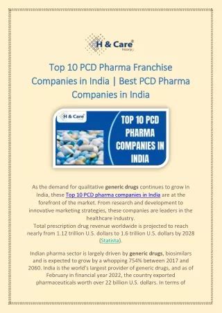 Ppt Top Pharma Franchise Companies Algen Healthcare Powerpoint