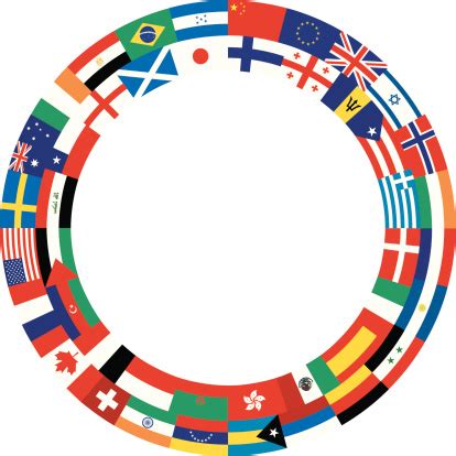 World Flags Circle Stock Illustration - Download Image Now - iStock