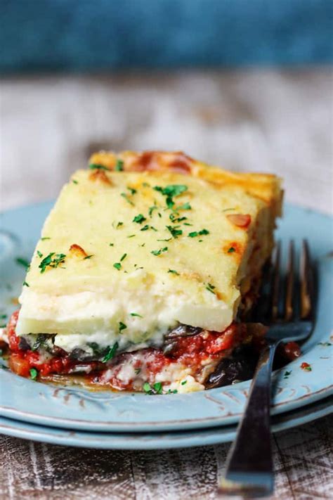 Vegetarian Moussaka (Classic Greek Casserole) - Eating European