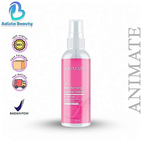 Jual Animate Whitening Facial Toner 100 Ml Mengatasi Kulit Kering Dan