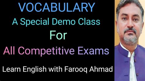 Advanced Vocabulary A Demo Class For All Exams Css Pms Pcs Cgl