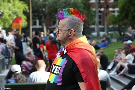 Voters March In Sydney To Celebrate Gay Marriage Result Daily Mail Online