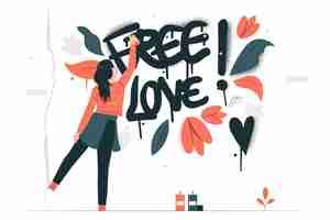 Freedom love Vectors & Illustrations for Free Download | Freepik