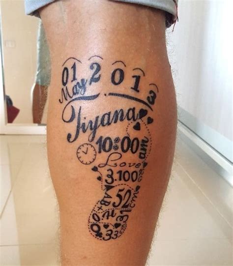 Tatuajes De Fechas De Nacimiento Ideas Originales Para Conmemorar Esas