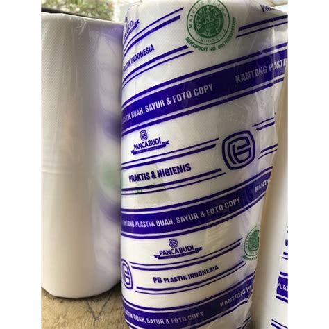 Jual Kantong Plastik Hdpe Roll Kg Pembungkus Buah Sayur Fotocopy