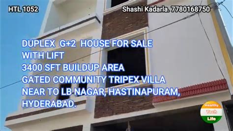 Duplex G2 House For Sale Lift Gated Community Tripex Villa