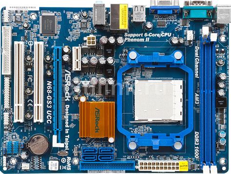 Характеристики товара материнская плата ASROCK N68-GS3 UCC (586123 ...