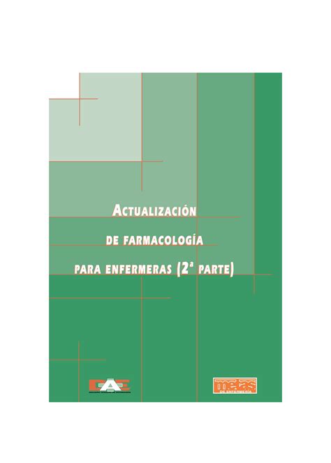 Actualizaci N De Farmacolog A Para Enfermeras T Actualizaci N De