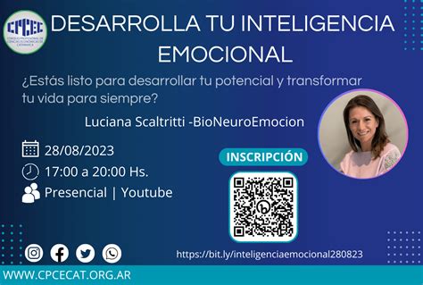 Lunes Curso Desarrolla Tu Inteligencia Emocional Cpce Catamarca