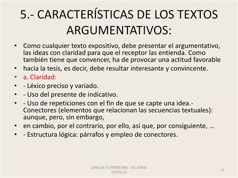 Los Textos Argumentativos Ppt