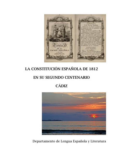 PDF La constitución española de 1812 cuadernillo completo DOKUMEN TIPS