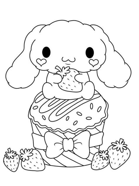 11 Desenhos De Cinnamoroll para colorir PDF para impressão grátis