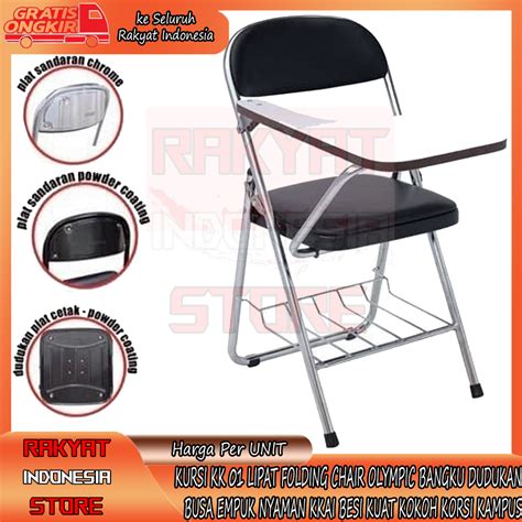 Jual KARGO OLYMPIC KURSI KK 101 LIPAT FOLDING CHAIR KAMPUS NGAMPUS