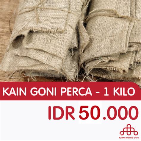 Jual KAIN GONI PERCA 1 KILO SCRAP SISA POTONGAN KARUNG GONI Kota