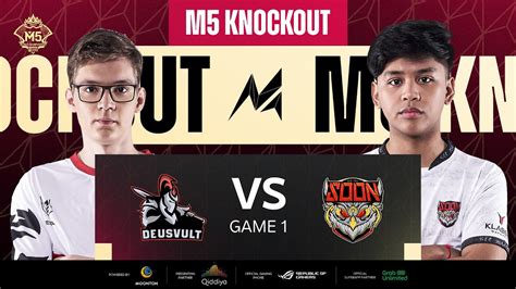 Id M Knockout Stage Hari Deus Vult Vs See You Soon Game