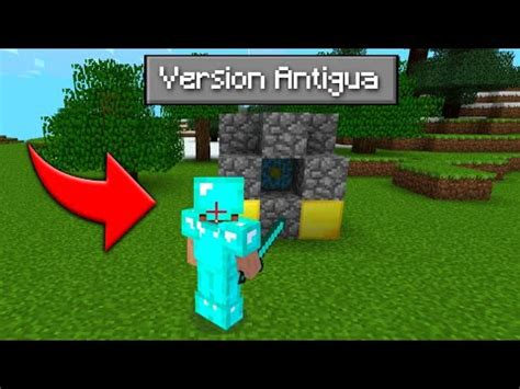 SOBREVIVIENDO EN UNA VERSIÓN ANTIGUA DE MINECRAFT YouTube