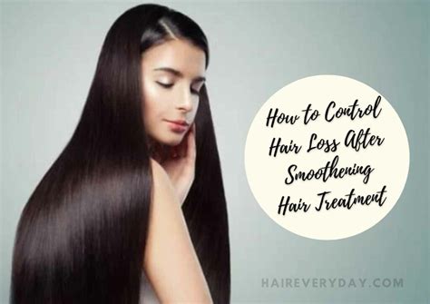 How To Control Hair Fall After Smoothening Treatment 6 Expert