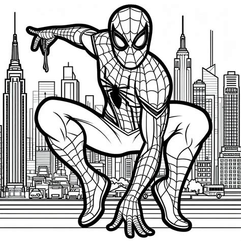 Desenhos Para Imprimir E Colorir Do Homem Aranha - 9