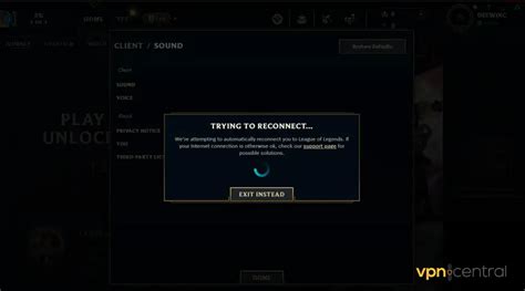 5 Ways To Fix League Of Legends Reconnect Loop Error VPNCentral