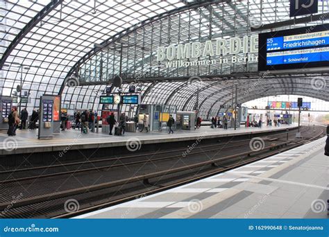 The Main Train Station In Berlin Germany Editorial Stock Photo Image