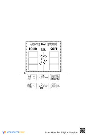 Grade Loud And Soft Sounds Worksheets