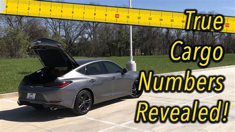 2023 Acura Integra True Cargo Capacity Given In Inches YouTube