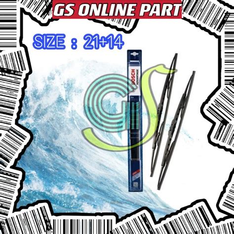 BOSCH FRONT WIPER BLADE SET ADVANTAGE 21 14 PERODUA AXIA BEZZA VIOS