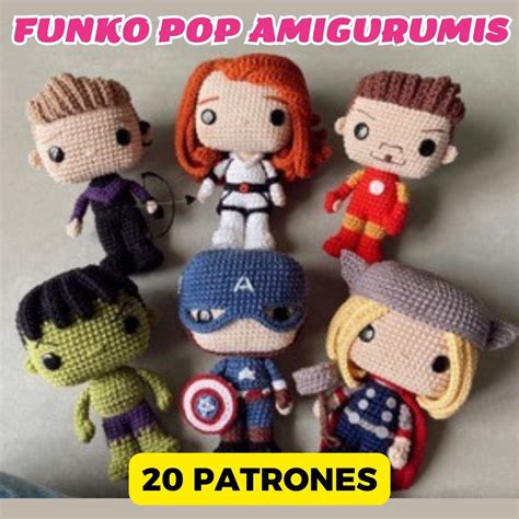 20 Patrones Funko Pop De Amigurumis Recursos Creativos Hotmart