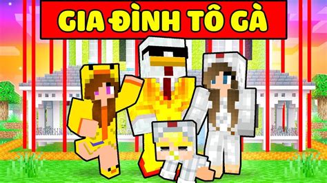 TÔ GÀ ThỬ ThÁch 24h XÂy NhÀ An ToÀn BẢo VỆ Gia ĐÌnh GÀ Trong Minecraft