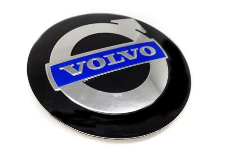 Emblematy Naklejki Samochodowe Logo Do Volvo Czarno Niebieskie 60mm