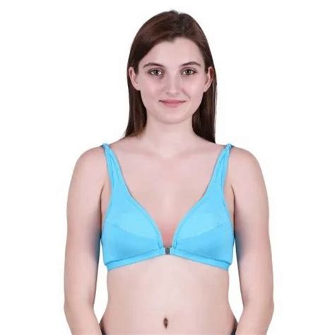 Plain Non Padded Cotton Front Open Bra For Inner Wear At Rs 43 Piece