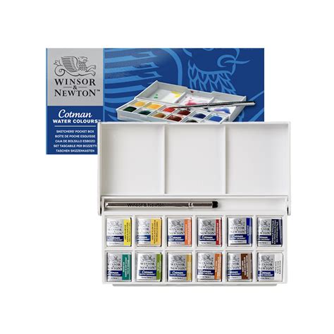 Caja Pl Stico Acuarelas Winsor Newton