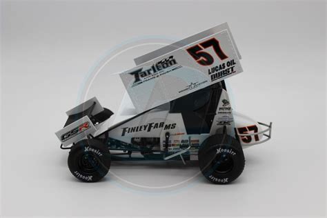 Kyle Larson Autographed 2020 Finley Farms Jvi Wing 57 118 Sprint Car