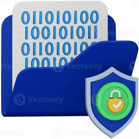 Data Encryption 3d Rendering Isometric Icon 28272857 PNG