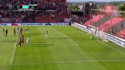 Patronato vs Racing el gol de penal de Matías Rojas 2 1