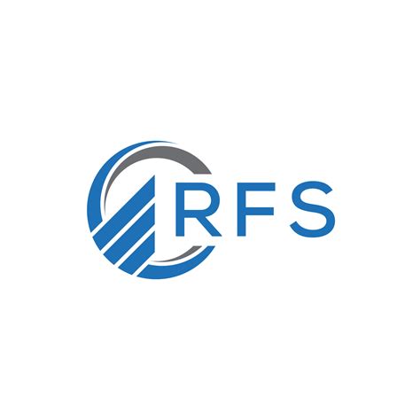 RFS abstract technology logo design on white background. RFS creative initials letter logo ...