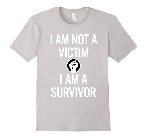 I Am Not A Victim I Am A Survivor Awareness Voice T Shirts Lvs