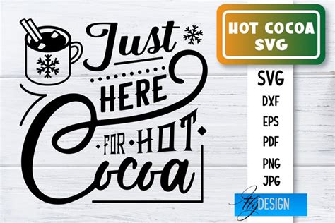 Hot Cocoa SVG Design Hot Chocolate SVG Design